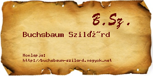 Buchsbaum Szilárd névjegykártya